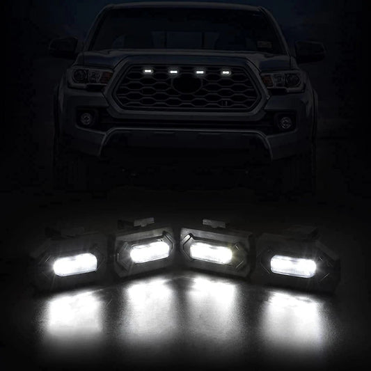 4PCS LED Front Grill Lights